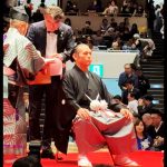 断髪式の様子です